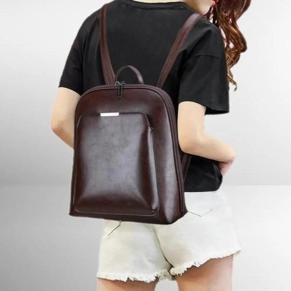 Classic Double-Zip Backpack - Sleek Design