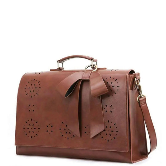 Nancy's Elegant Bow-Tie Satchel