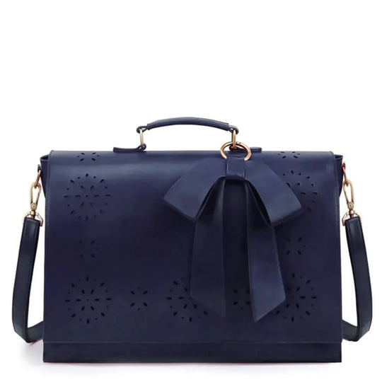 Nancy's Elegant Bow-Tie Satchel