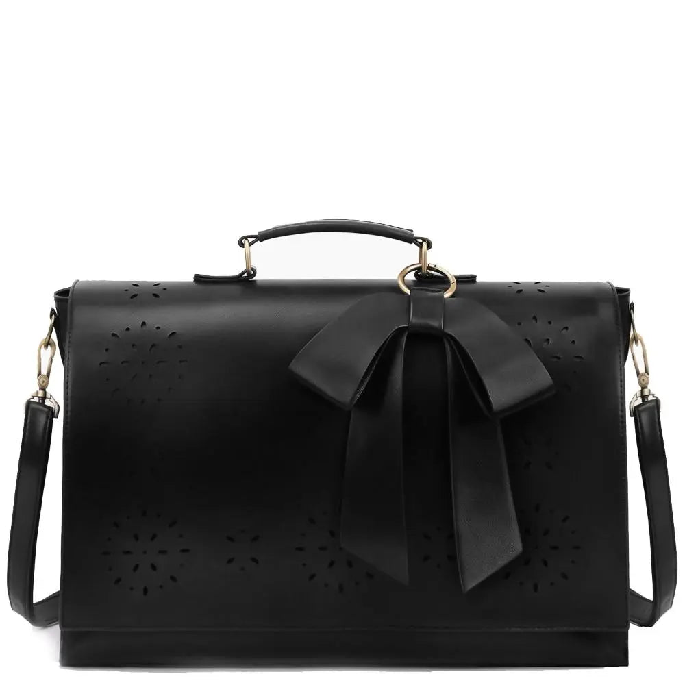 Nancy's Elegant Bow-Tie Satchel