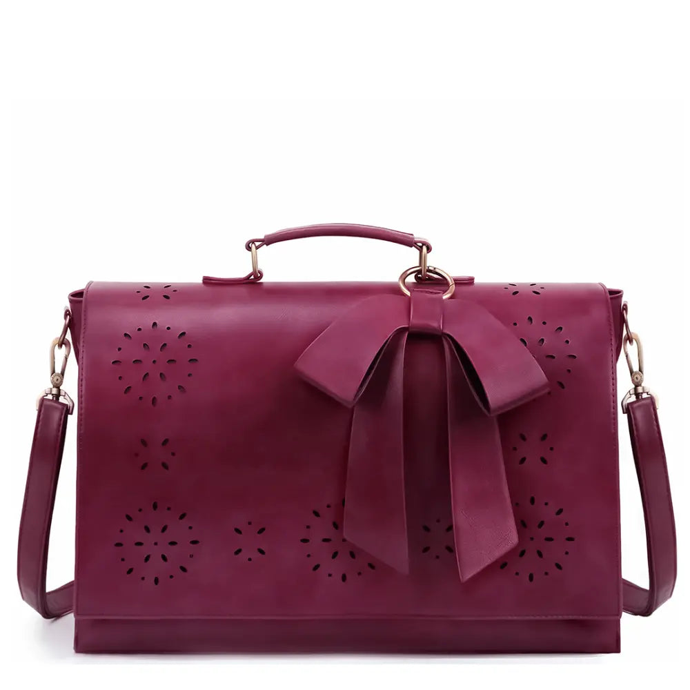 Nancy's Elegant Bow-Tie Satchel